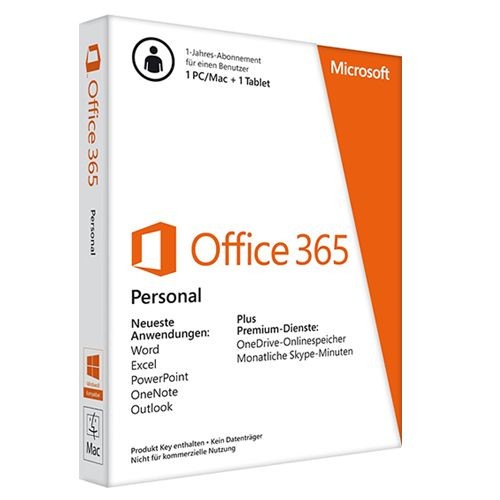 Microsoft Office 365 Personal PKC 1 User