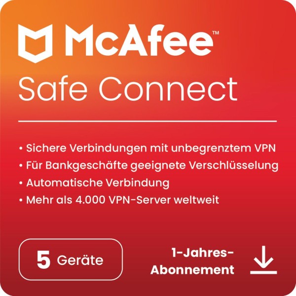 McAfee VPN Safe Connect - www.softperten.de
