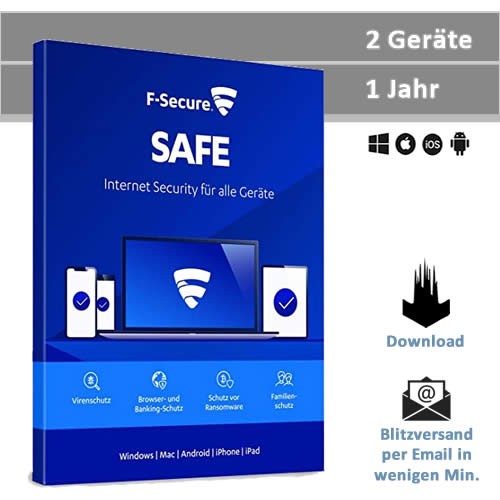 F-Secure Safe 2024, 1 Gerät - 2 Jahre, Download