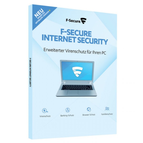 F-Secure Internet Security 5 PC - 1 Jahr, ESD, Download, Vollversion