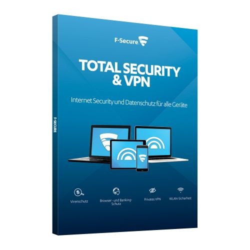 F-Secure Total Security & VPN 2023 - 3 Geräte - 1 Jahr, Download
