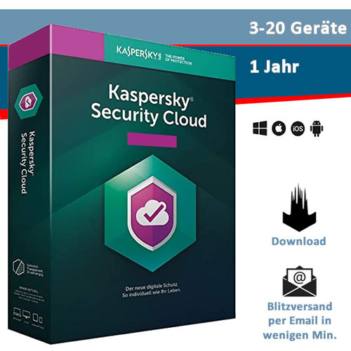 Kaspersky Security Cloud 2024, 3/5/20 Geräte - 1 Jahr, ESD
