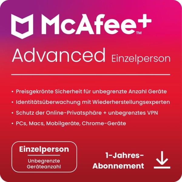 McAfee Advanced Individual - www.softperten.de