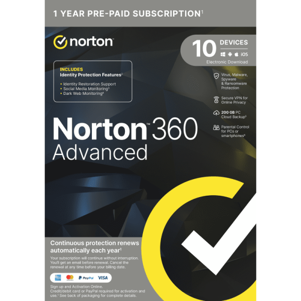 Norton 360 Advanced - www.softperten.de