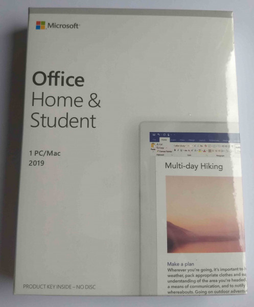 Microsoft Office Home and Student 2019 PKC, Win/MAC, NEU
