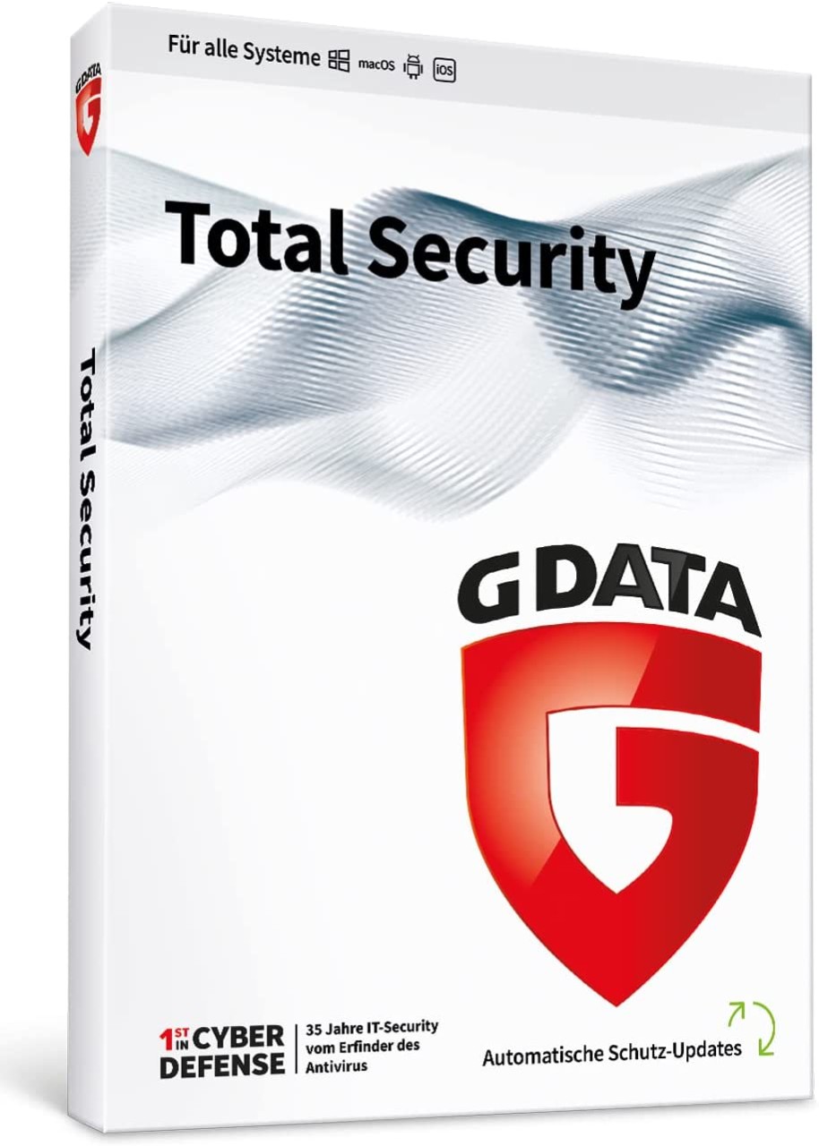G Data Total Security, 3 Geräte - 1 Jahr, Download