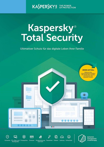 Kaspersky Total Security 2019 - www.softperten.de