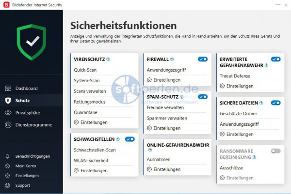 Bitdefender Total Security, 5 Geräte - 2 Jahre, Download