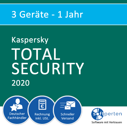 Kaspersky Total Security 2020 - Multi-Device, 3 Geräte - 1 ...