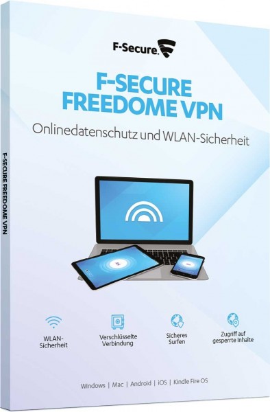 F-Secure Freedome VPN, 5 Geräte - 1 Jahr, ESD, Download