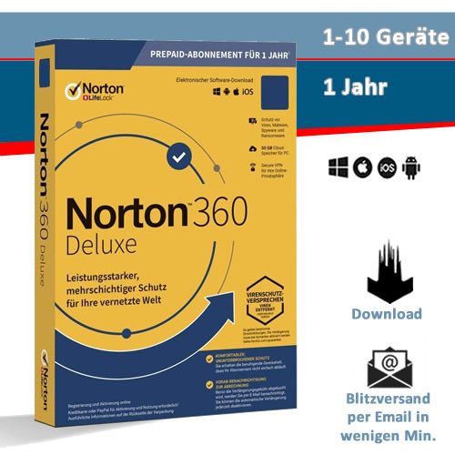 Norton 360, 1-10 Geräte