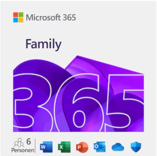 Microsoft 365 Family, 6 Nutzer, Download