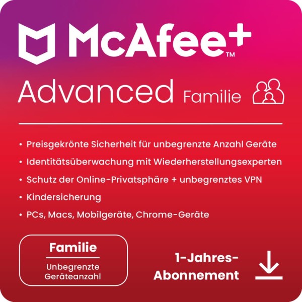 McAfee Advanced Family - www.softperten.de
