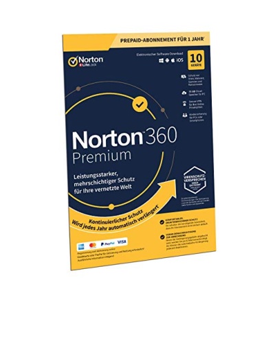Symantec Norton 360 Premium Inkl 75 Gb 10 Gerate 1 Jahr Download Ebay